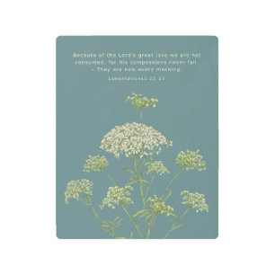 Sus compasión son nuevas cada mañana arte mural me