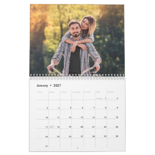 Sus Fotos en Calendario de Cada Página
