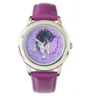 SUS relojes de la púrpura de la FOTO para los