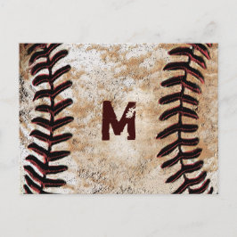 Sus Tarjetas Postales de Béisbol Vintage con Monog