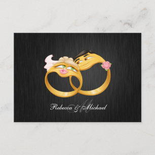 Sus tarjetas RSVP y sus Bodas