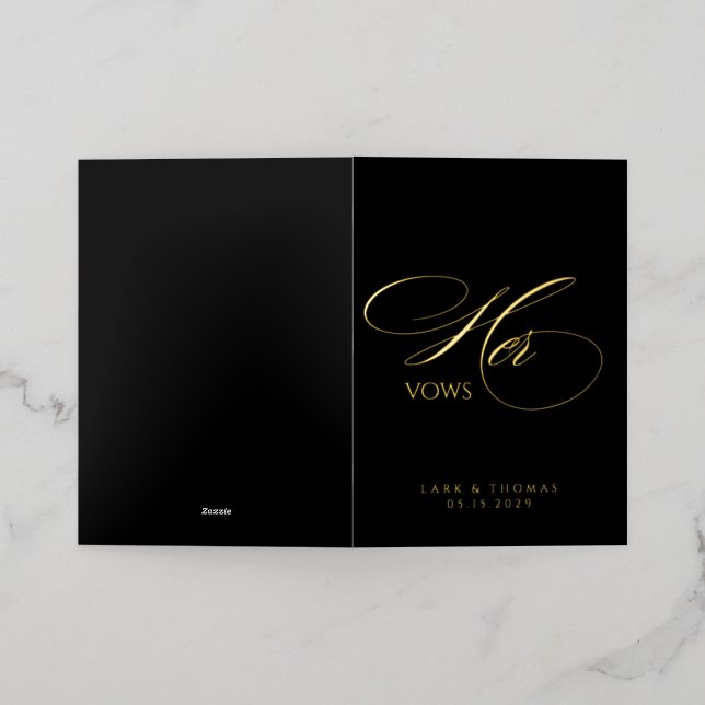 Sus votos diseño negro (Distribución Exterior )
