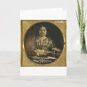 Susan B Anthony Wisdom Cita regalos y tarjetas
