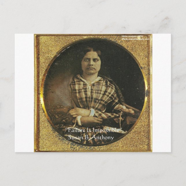 Susan B Anthony Wisdom Cita regalos y tarjetas (Anverso)