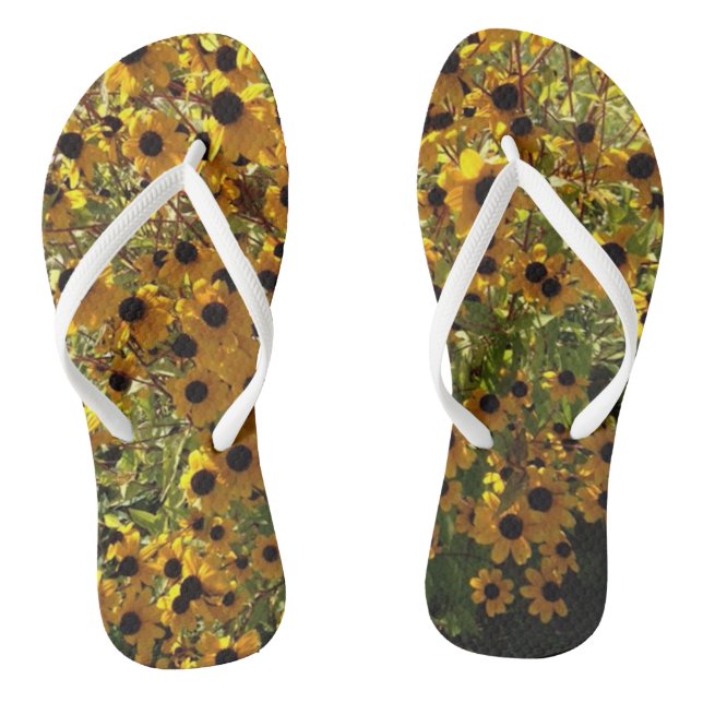 Susan de ojos negros flores amarillas chanclas ver (Plantilla)