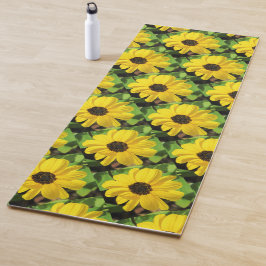 Susan de ojos negros - Mat de yoga floral (1 lado)