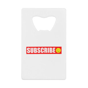 Suscripción al abridor de frascos de tarjeta de cr