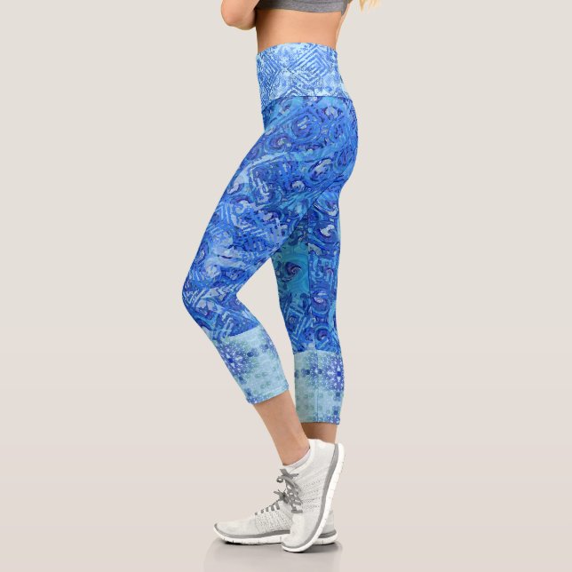 Susea Blu Studios Elemental Wave Leggings (Izquierda)