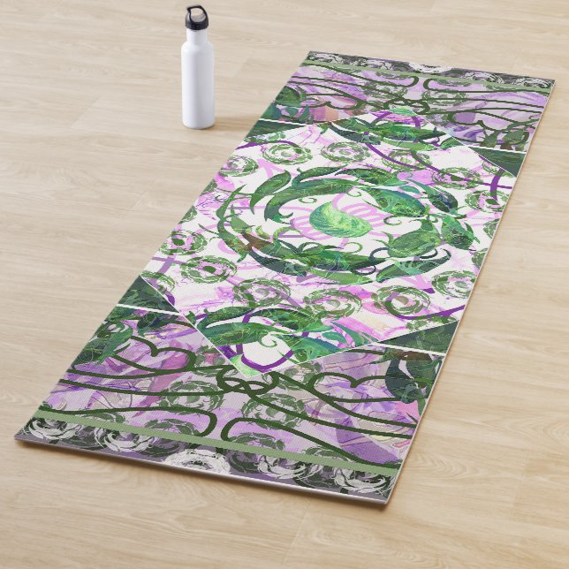Susea Blu Studios Garden Yoga Mat (In situ)