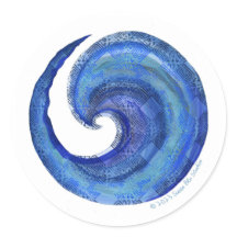 Susea Blu Studios Water Pegatina