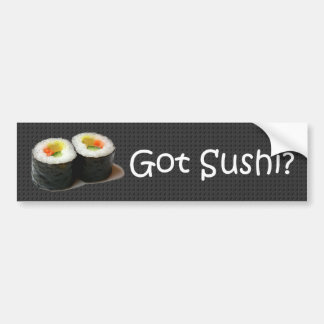 ¿sushi conseguido? Pegatina para el parachoques
