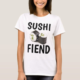 SUSHI FIEND, camisetas Roll de California