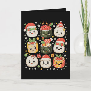 Sushi Kawaii Navidad Santa Comida Japonesa Navidad