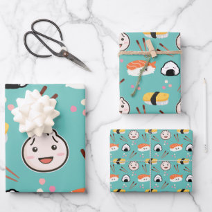 Sushi y papel de envolvimiento de enrollamiento de