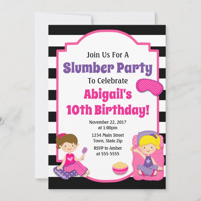 Suspensión de invitación de cumpleaños para Fiesta (Anverso)