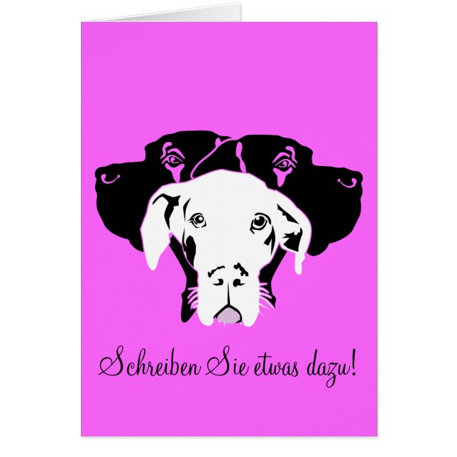 Süße Dogge in weiß (Frente)