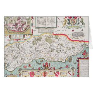 Sussex, grabado por Jodocus Hondius de Juan