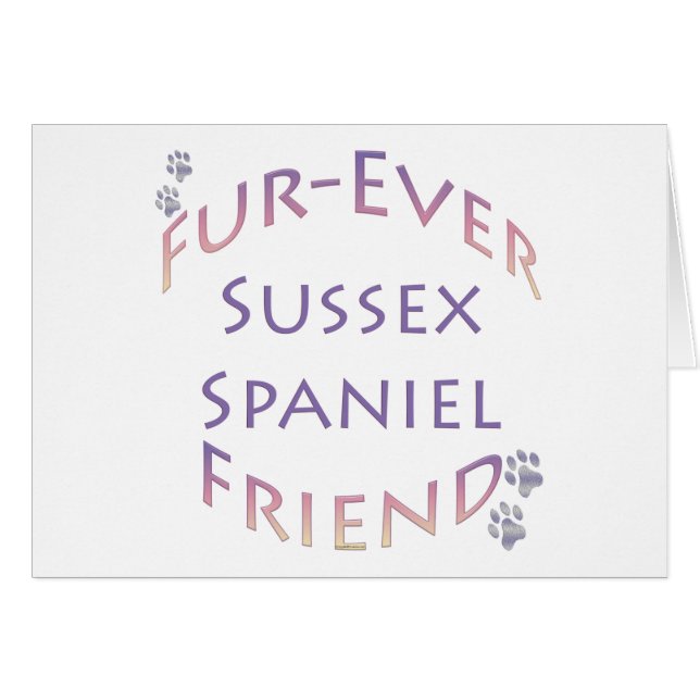 Sussex Spaniel Furever Friend (Anverso (Horizontal))