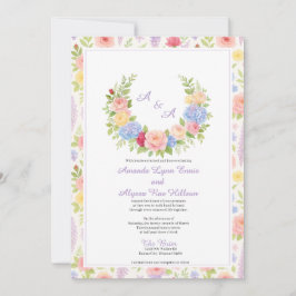 Susurrar florece la invitación