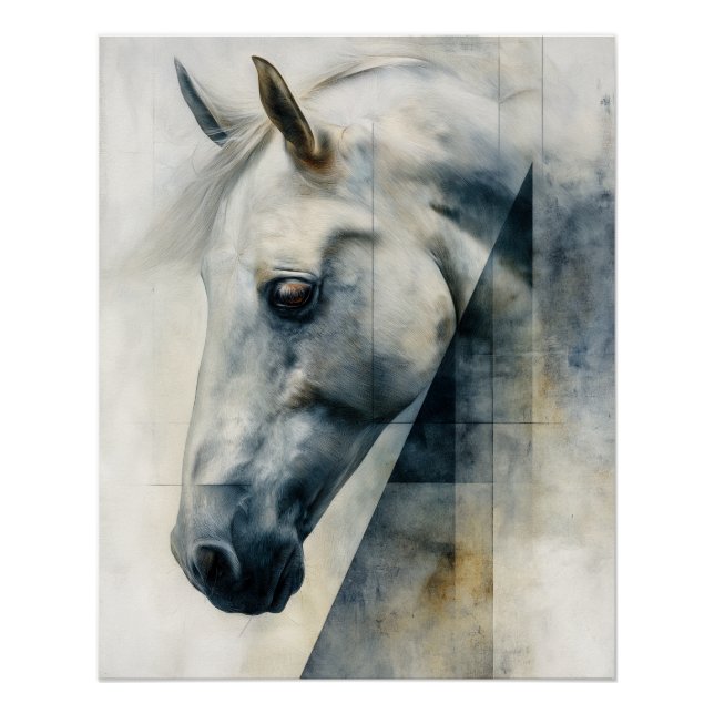 Susurro de gracia - Impresión de arte de caballos  (Anverso)