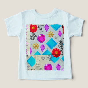 Susurro de Luz – Camiseta con Patrón de Joyas Gem
