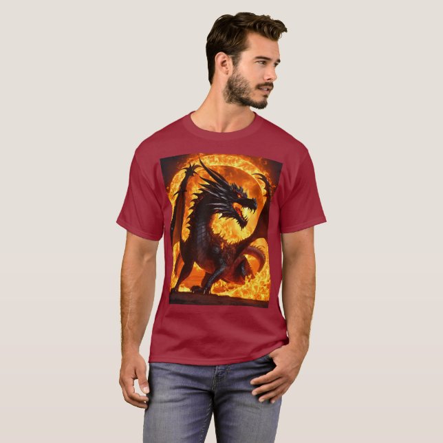 Susurros de dragón: mística colección de camisetas (Anverso completo)
