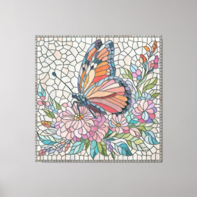 Susurros de flores - Arte de mosaico (Anverso)