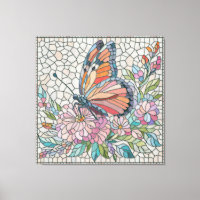 Susurros de flores - Arte de mosaico