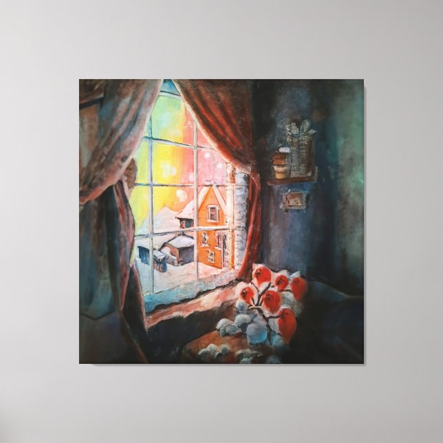 Susurros de invierno - Impresión de arte de sereni (Anverso)