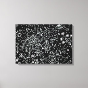 Susurros de la naturaleza. Arte lineal botánico.