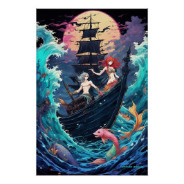 Susurros de lo profundo: Poster de la odisea subma