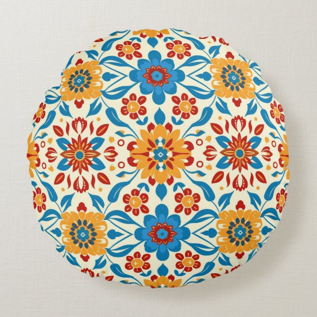 Susurros de Petol suave Almohada redonda (Anverso)