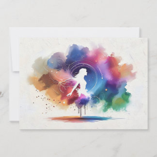 Susurros de una tarjeta plana de Rainbow Soul