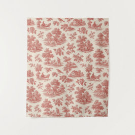 Susurros del campo - Cintas de pared de tela roja