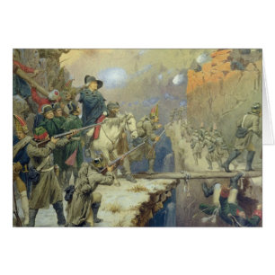 Suvorov que cruza el puente del diablo en 1799,