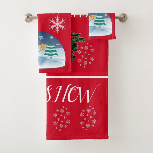 SUZANNE ELIZABETH NAVIDADES COLLECH BATH TOWEL (In situ)
