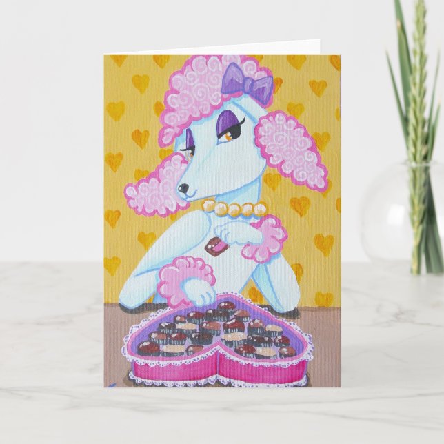 Suzette la tarjeta de felicitación de San Valentín (Anverso)