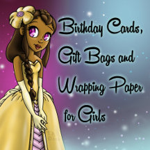 Birthday Cards/Gift Bags/Wrapping Paper for Girls