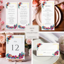 Mexican Fiesta Flower Wedding Ceremony & Reception