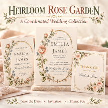 Heirloom Rose Garden Wedding Collection