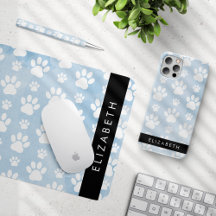 Paws, Blue Watercolors - Home Decor Collection