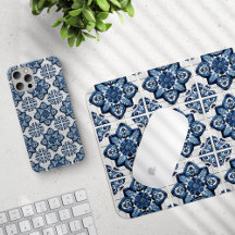 Blue Azulejo Portuguese Tiles Style 16 Collection