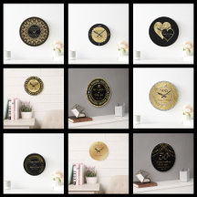 Wall Clocks for Golden Wedding Anniversary
