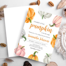 Minimalist Pumpkin Baby Shower   BS18
