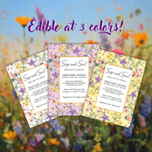 Summer Wildflower Meadow Baby Shower Collection!