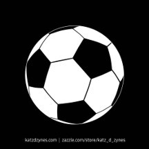 black and white soccer team spirit gifts