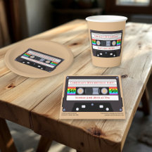 Vintage cassette birthday suite 
