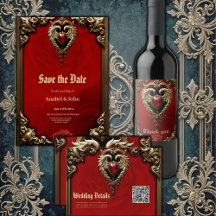 The gothic heart of fire and gold. 