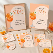 love at first spritz Bridal Shower Suite