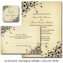 The Elegant Antique Swirl Wedding Collection